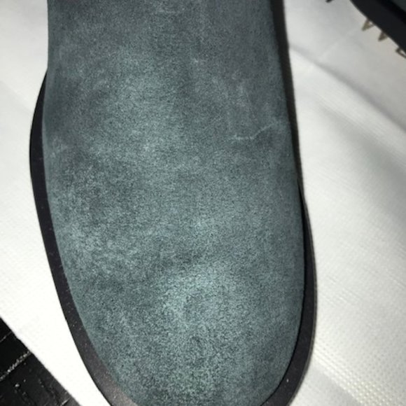 NWT Stuart Weitzman Casey Suede Boot Dark Green Size 5.5 - Picture 3 of 8